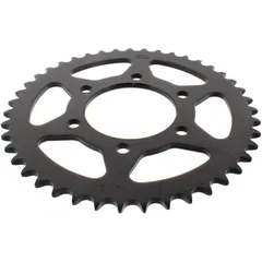 Rear sprocket 43 tooth pitch 520 black inner diameter 080 bolt spacing 104 for: Kawasaki Z, ZX - 6R, KLE