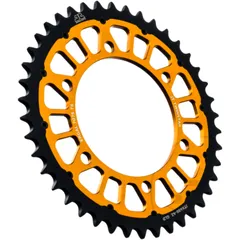Rear sprocket twinstar 42 tooth pitch 520 gold for: Kawasaki Ninja, GPZ, Z