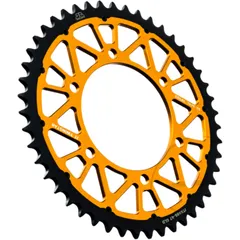 Rear sprocket twinstar 47 tooth pitch 520 gold JT for: Kawasaki Ninja, GPZ, Z