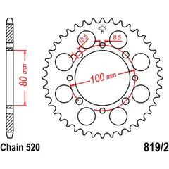 Kettenrad 41Z 520 für: JT Sprockets