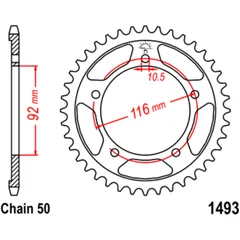 Kettenrad 41Z Teilung 530 Innendurchmesser 092 Lochkreis 116 passend für: Kawasaki ZZR