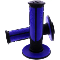 ProGrip GRIPS BLACK/BLUE for Cross Motorcycles D.22/25MM. L.115MM CLOSED