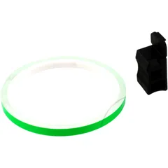Felgenrandaufkleber mit Applikator - grün fluoreszierend