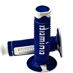 Domino Griffgummi Offroad blau/weiß 22/26 mm geschlossen