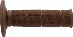 Griffgummi CROSS braun 22 / 26 mm geschlossen für OffRoad Motorräder
