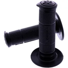 GRIPS BLACK D.22/24MM CLOSED for Motorcycles
