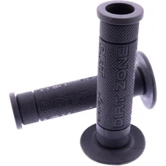Griffgummi DIRT ZONE grau D.22/24 mm offen für Motorräder