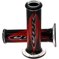 Griffgummi rot/schwarz/weiß D. 22/24 mm offen passend für: Honda CBR