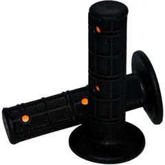 Griffgummi für Motorräder orange/schwarz D.22/25mm