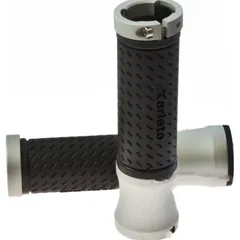 Grips aluminium silver
