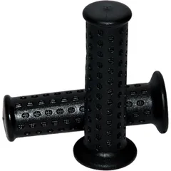 DOMINO scooter grip black dia 22mm length 118mm closed end for: Piaggio Zip, Fly, Skipper