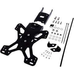 Licence plate holder EVOTECH black for: Kawasaki Ninja, Z