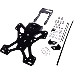 Licence plate holder EVOTECH black for: Kawasaki Z, Z H2