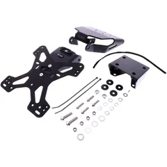 Licence plate holder EVOTECH black for: Triumph Speed Triple