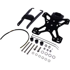 Licence plate holder EVOTECH black for: Triumph Speed Twin