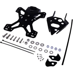 Licence plate holder EVOTECH black for: Triumph Street Triple