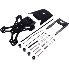 Licence plate holder EVOTECH black for: KTM Duke