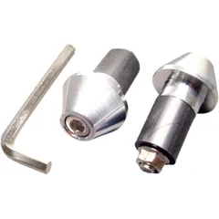 Lenkerenden Aluminium silber 13 mm JMP