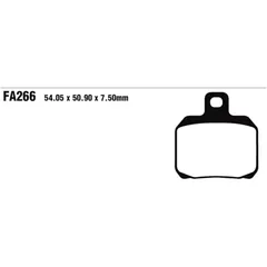 Bremsklotz Sinter R EBC Alternative: 7870926 passend für: Ducati Monster, Panigale, Hypermotard