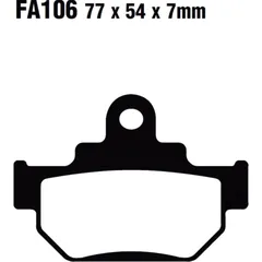 Brake pad sinter r ebc FA106R