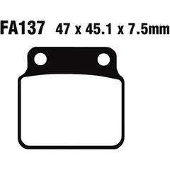 Bremsklotz Standard EBC passend für: Suzuki LT - Z, LT - R, LT, Arctic Cat/Textron DVX