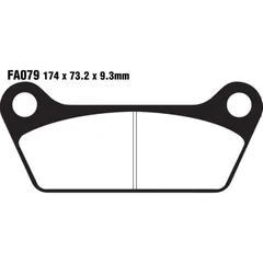 Bremsbeläge Bremsklotz Standard EBC FA079