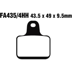 Brake pads sint EBC fa435/4hh for: MV Agusta F4