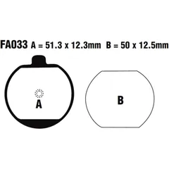Bremsklotz Standard EBC Alternative: 7871361 passend für: Kawasaki Z, KH, Z1R