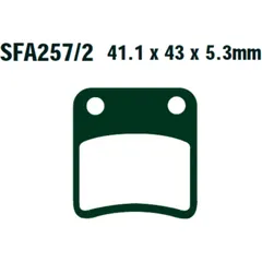 Bremsklotz Standard Scooter EBC passend für: Honda NC, FJS, GL, Piaggio MP3, X10