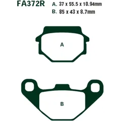 Bremsklotz Standard EBC passend für: Suzuki LT - A, LT - F 7326400