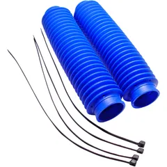 Faltenbalg Set 350x34 für Motorräder blau