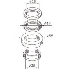 Head bearing kit 6037