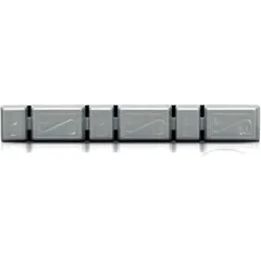 Zink-Klebegewicht für Leichtmetallfelgen - 45g (3x5g + 3x10g) - 100 Stück