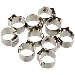 BAND CLAMP 9.0 JMP STAINLESS STEEL for Motorcycle
