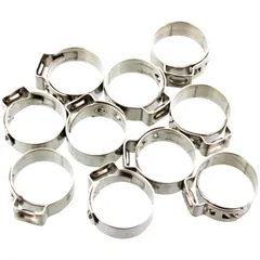 BAND CLAMP 16.0 JMP STAINLESS STEEL 7MM, 10 PCS