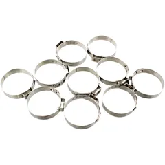 BAND CLAMP 33.0 JMP FOR MOTORCYCLES STAINLESS STEEL 7 MM 10 PCS