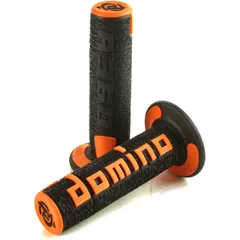 Griffgummi A360 schwarz/orange für Motorräder