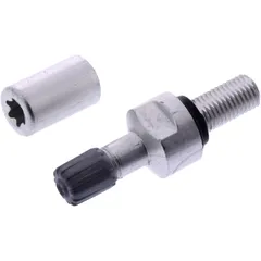 Valve Straight Schrader for TPMS 11.5mm Silver
