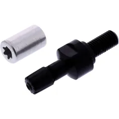 Straight Schrader Valve for TPMS 11.5mm Black