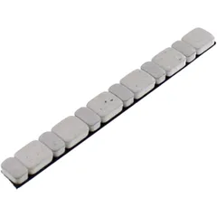 Iron Adhesive Balance Weights for Motorcycles 5/2.5G 15x 45G Strips White
