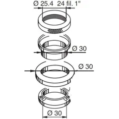 Head bearing kit 6042