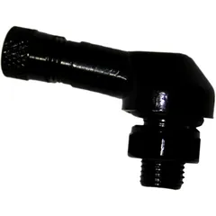 Winkelventil aus Aluminium JMP schwarz 8.3 mm für Motorräder
