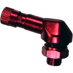 Winkelventil Aluminium JMP rot 8.3 mm für Motorräder