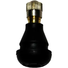 Gummiventil TR412S 11,3 mm mit Metallkappe für Motorräder