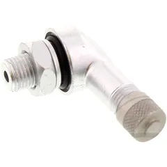 Winkelventil Aluminium poliert 8.3 mm für Motorräder