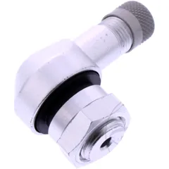 Winkelventil Aluminium poliert 11,3 mm für Motorräder