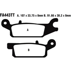 Bremsklotz Standard EBC passend für: Yamaha YFM 7370013