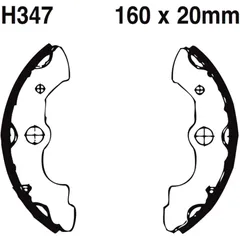 Bremsbacken mit Feder EBC passend für: Honda TRX