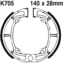 Bremsbacken mit Feder EBC passend für: Kawasaki KX, KLF, Z