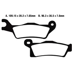 Bremsklotz Standard EBC passend für: CAN - AM Outlander, Renegade 7370040